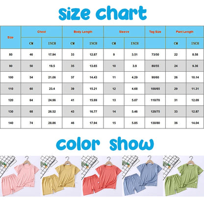 Demon Slayer Girl Pajamas Set Kamado Nezuko Kochou Shinobu Toddler Sleepwear 2pcs Cartoon Summer Home Tops Shorts Kids Pyjamas