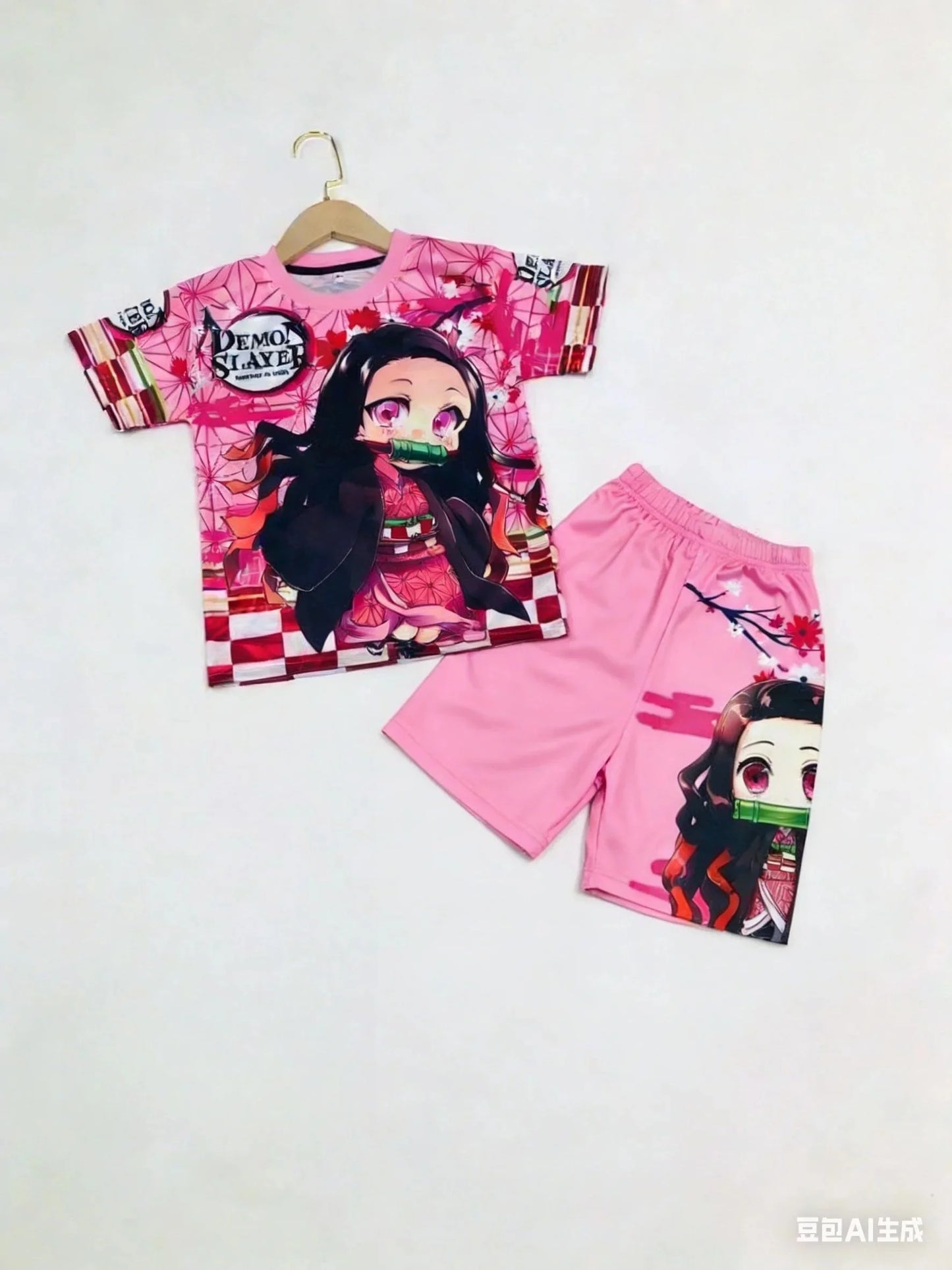 Demon Slayer Multi-character, Multi-style 3D Printed Pajamas and Loungewear for Kids and Adults, Family Outing Eye-catching