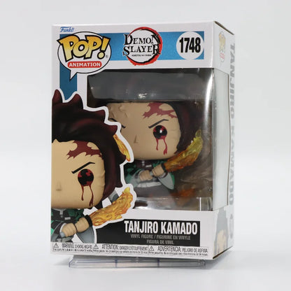 FUNKO POP Original Demon Slayer Blade Mi Douzi TANJIRO KAMADO Muichiro Tokoto Doma Akaza Action Anime Figures Toys Gift Model