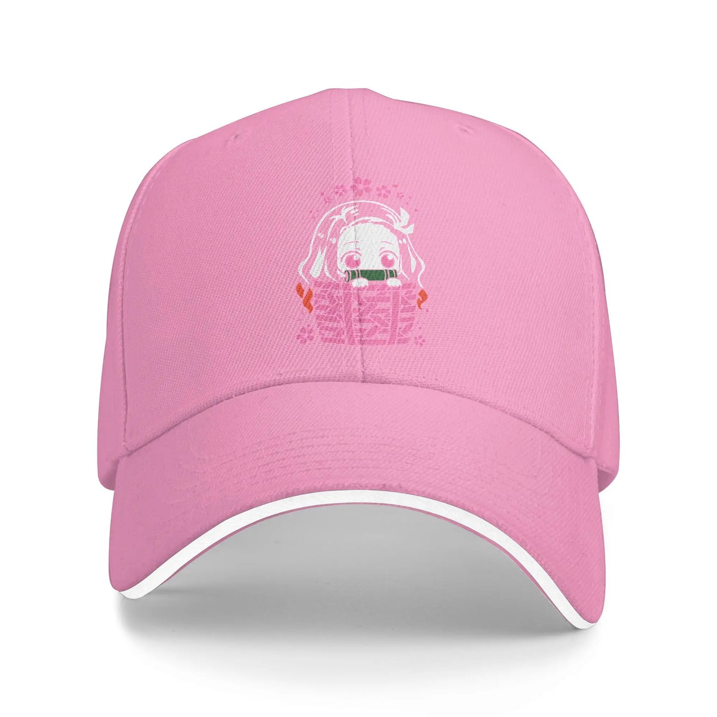 Kamado Nezuko Casual Baseball Cap Spring Character Trucker Hat Hot Sale Tennis Skate Hip Hop Hats  Women Streetwear Baseball Cap
