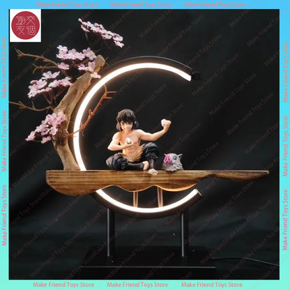 Plug In Demon Slayer Nezuko Kamado Led Night Light Anime Figure Multicolor Touch Remote Gaming Pc Case Lamp Gift Anime Demon Led