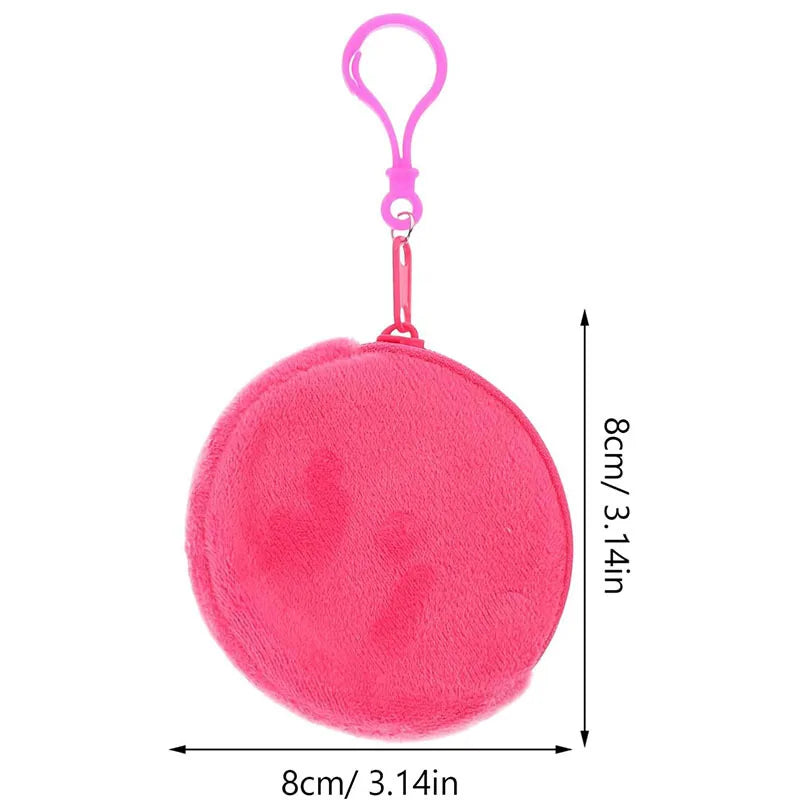 Demon Slayer Coin Purse Anime Figure Tanjiro Nezuko  Giyu Tomioka Wallet Key Earphones Storage Pouch Cute Round Mini Zero Wallet
