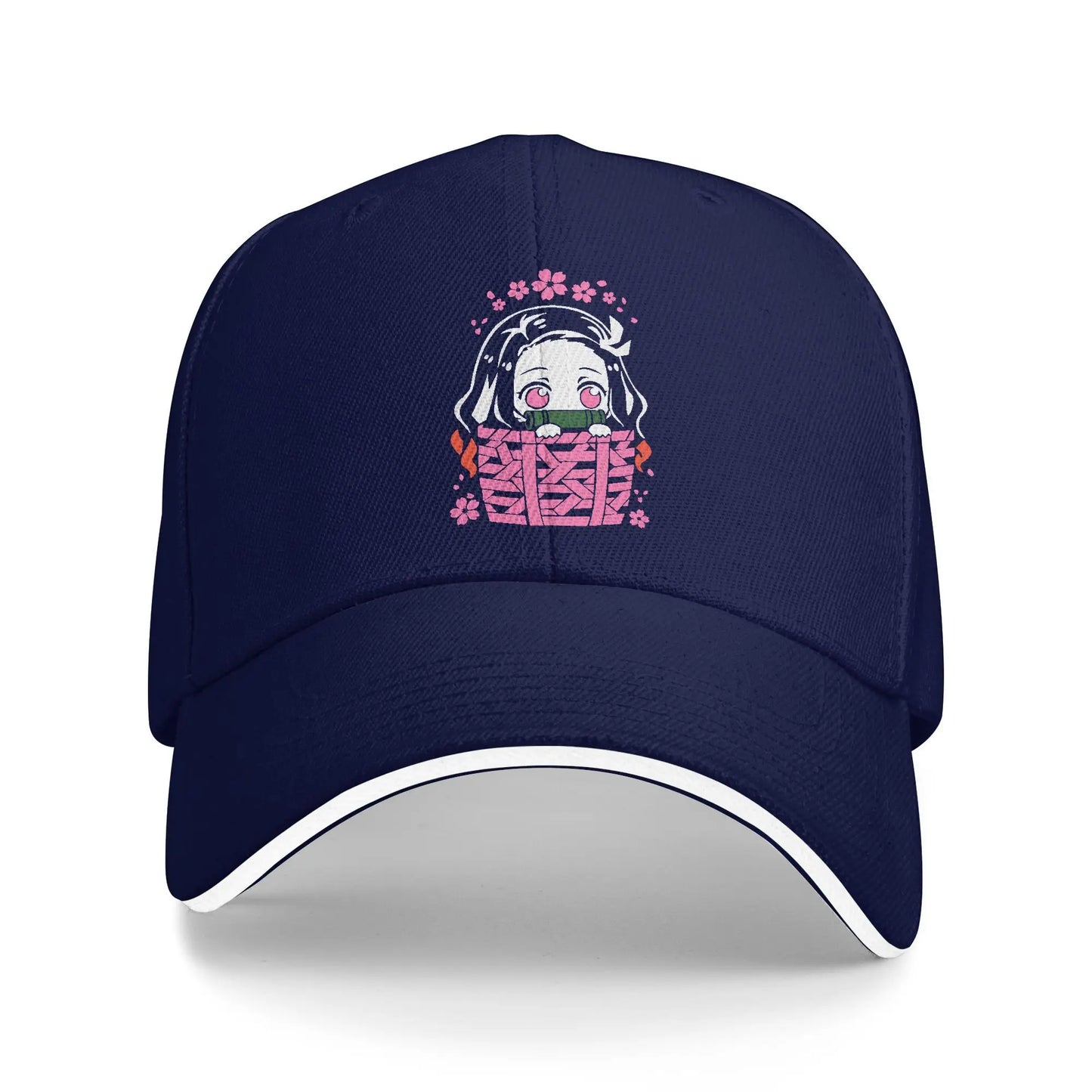 Kamado Nezuko Casual Baseball Cap Spring Character Trucker Hat Hot Sale Tennis Skate Hip Hop Hats  Women Streetwear Baseball Cap