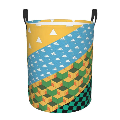Panier quatre motifs