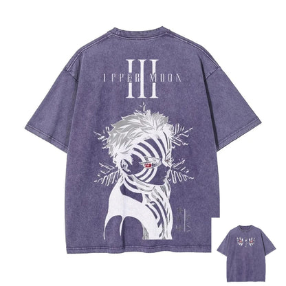 T-shirt Akaza Demon Slayer, visuel 11 sur 13