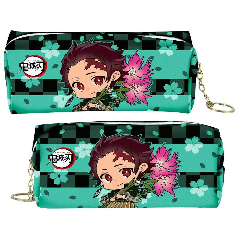 Trousse Tanjiro chibi damier