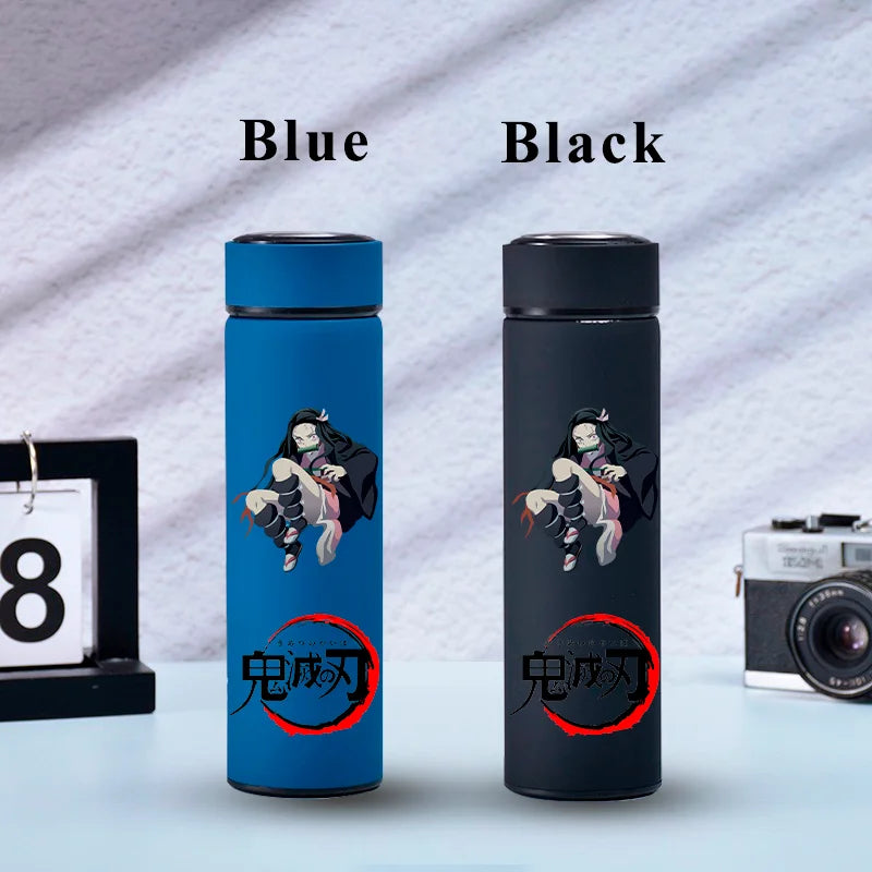 500ML Demon Slayer Anime Stainless Steel Water Cup Portable Large Capacity Outdoor Water Bottle Hot Ice Water Insulated Cup