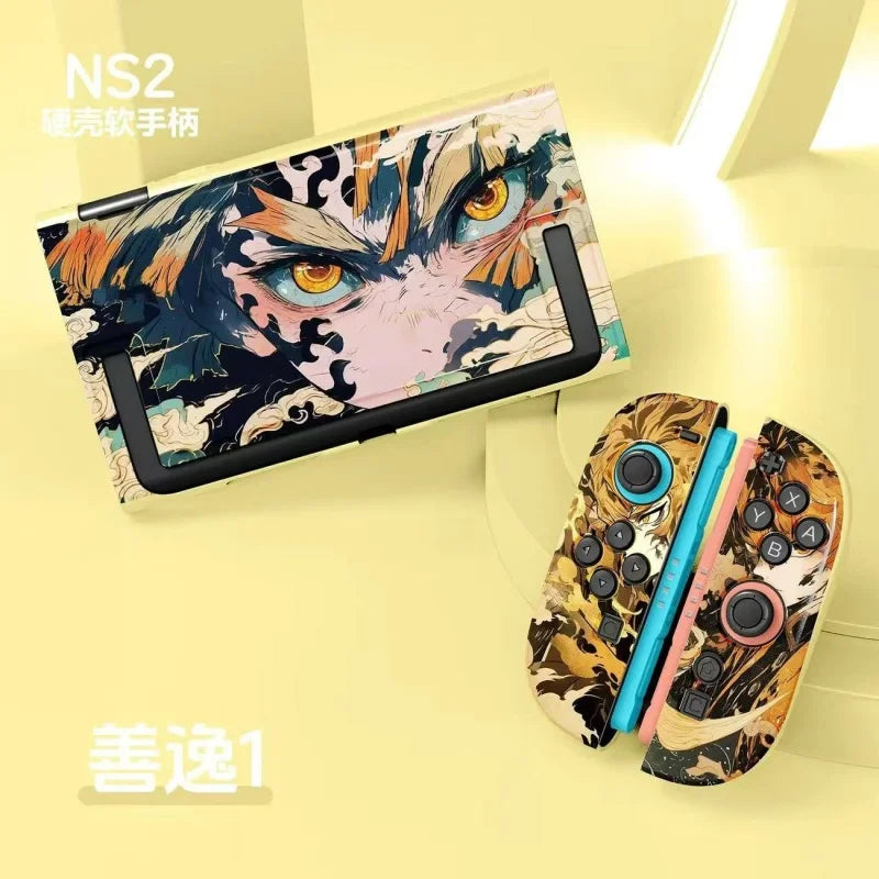 Demon Slayer For Switch2 Protective Case Anime Akaza Kamado Nezuko Kochou Shinobu Anti Fall All ProtectiveInclusive Hard Shell