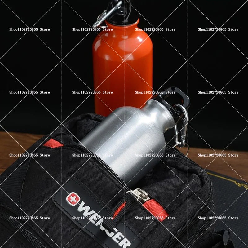 500ml Demon Slayer Aluminum Water Bottle Portable Sport Cup Women Men Anime Tomioka Nezuko Fashion Retro Kettle Birthday Gift