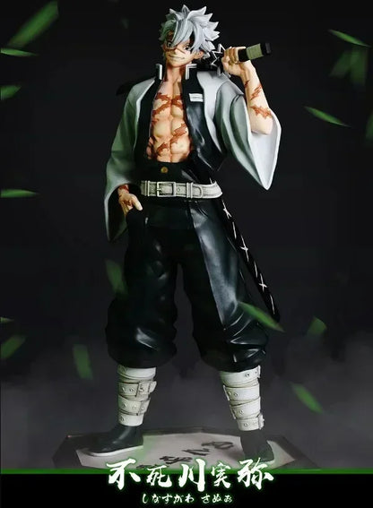 In Stock 30cm Demon Slayer Figure Himejima Gyoumei Figure Tomiokagiyuu Action Figurine Hantengu Akaza Figures Statue Model Toy