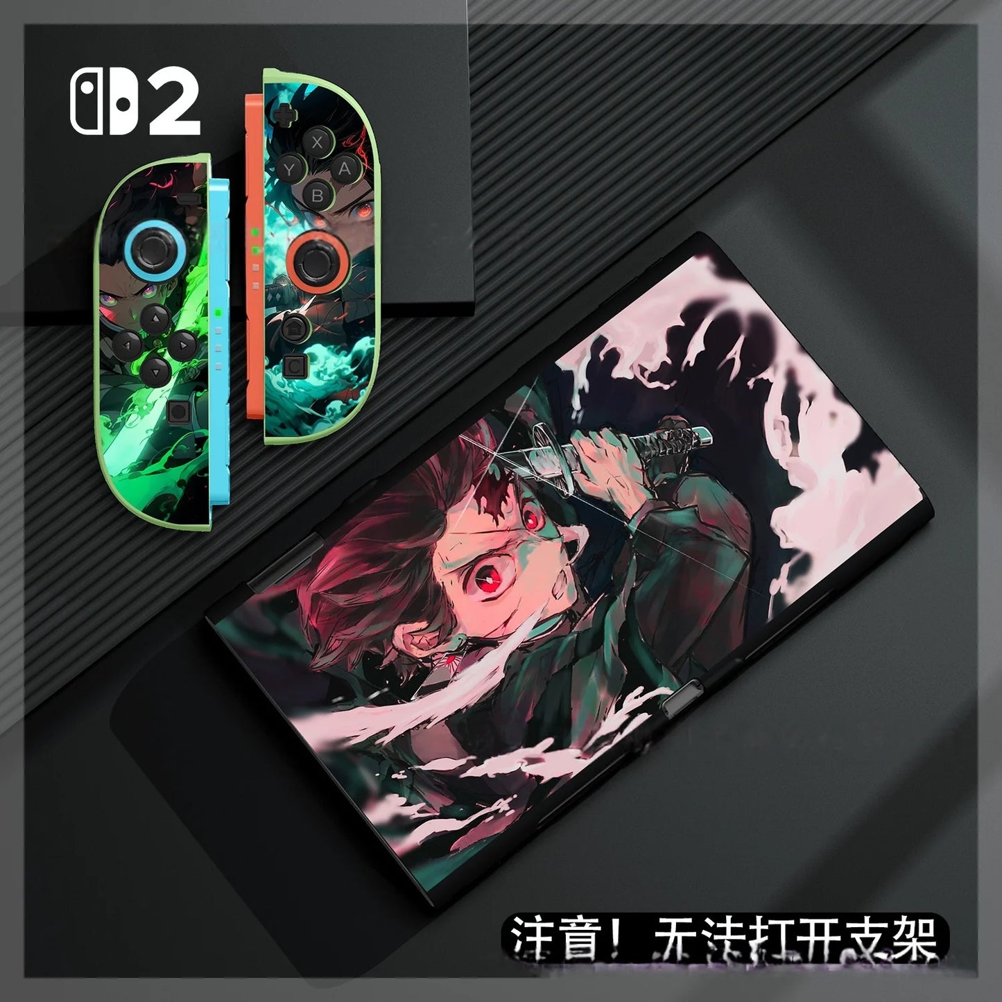 Anime Demon Slayer Tanjiro For Switch2 Protective Case Demon Slayer Anti Fall All Inclusive Hard Shell Switch 2 Decoration Gifts