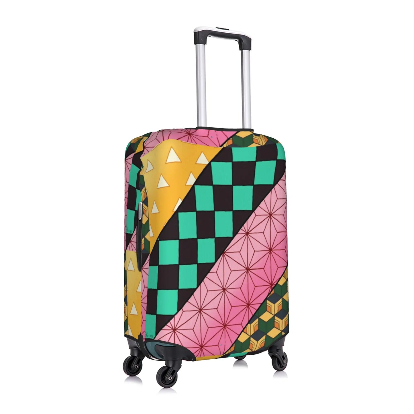 Custom Demon Slayer Kimetsu no Yaiba Travel Luggage Cover Elastic Manga Anime  Suitcase Cover Protector Fit 18-32 Inch