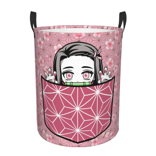 Panier Nezuko poche rose