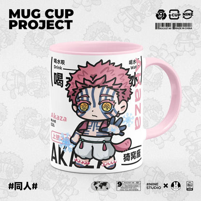 Demon Slayer Kamado Tanjirou Shinazugawa Sanemi creative cartoon ceramic mug home office afternoon tea coffee cup birthday Gifts