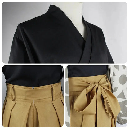 Haganetsuka Hotaru Cosplay Costume Anime Demon Slayer Hotaru Haganezuka Cosplay Kimono Mask Halloween Costumes for Men Women