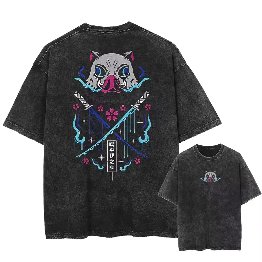 T-shirt Sanemi Demon Slayer, visuel 9 sur 10