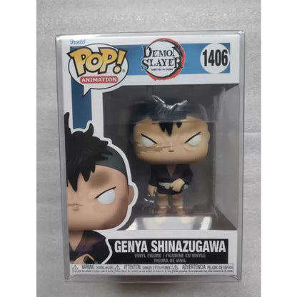 FUNKO POP Original Demon Slayer Blade Mi Douzi TANJIRO KAMADO Muichiro Tokoto Doma Akaza Action Anime Figures Toys Gift Model