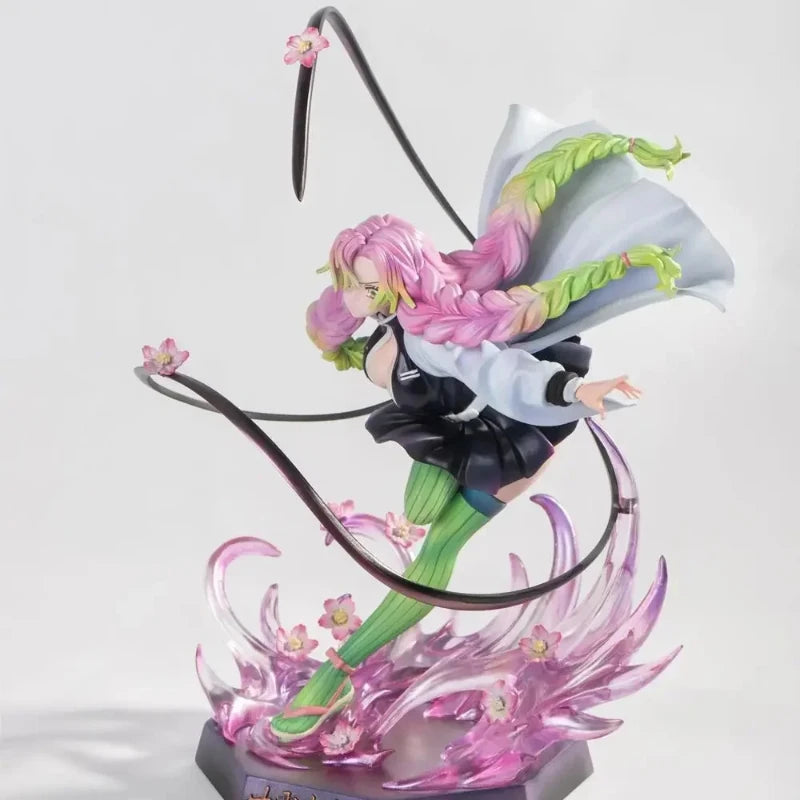 22cm Demon Slayer Kanroji Mitsuri Anime Kimetsu No Yaiba Figure Shinobu Desktop Model Ornaments Kamado Nezuko toys