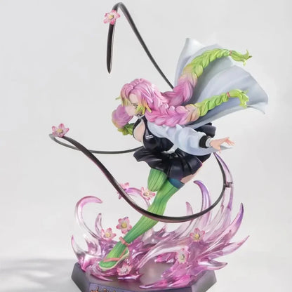22cm Demon Slayer Kanroji Mitsuri Anime Kimetsu No Yaiba Figure Shinobu Desktop Model Ornaments Kamado Nezuko toys