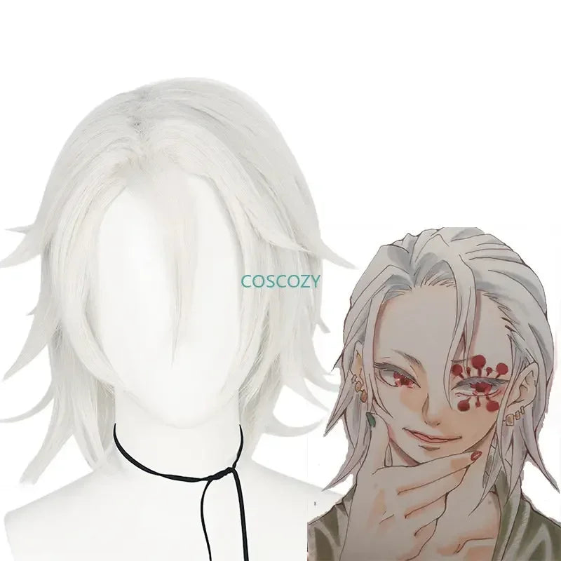 Anime Uzui Tengen Cosplay Costume Demon Killer Team Uniform Men Adult Carnival Anime Clothes Wig Tattoo Stickers Cosplay Costume