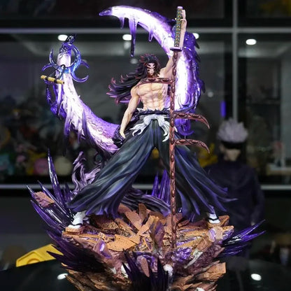 47cm Big Statue Demon Slayer Gk Kokushibo Tsugikuni Yoriichi Twelve Kizuki Pvc Anime Figure Model Collection Ornament Toys Gifts