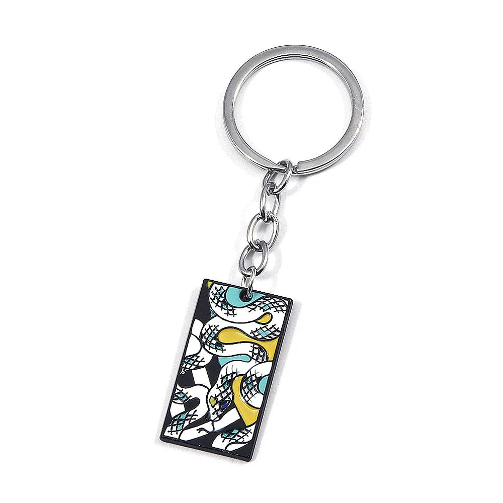 Demon Slayer Anime  Keychain Kamado Tanjiro Nezuko Hashira Ghost Slayer Corps Car Key Chain Cute  Birthday Gift For Anime Fans