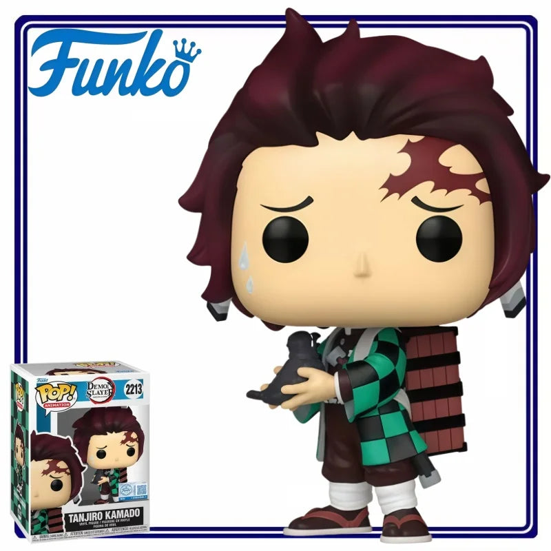 Funko Pop Demon Slayer Muzan Kibutsuji Tanjiro Kamado Premium Vinyl Figure Collectible Anime Goods Desk Decor Room Decor Gift