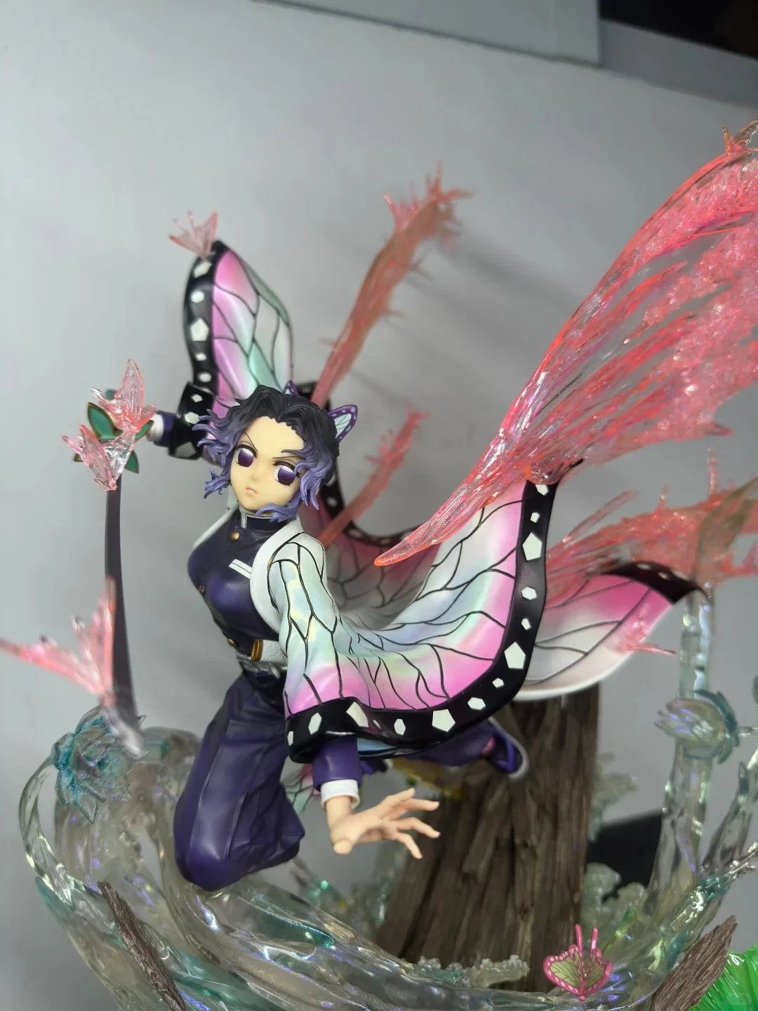 33cm Demon Slayer Insect Pillar Kochou Shinobu Animation Peripherals Figure Ornament Model Festival Ornamen Gift Toy Collections