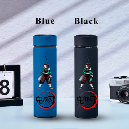 500ML Demon Slayer Anime Stainless Steel Water Cup Portable Large Capacity Outdoor Water Bottle Hot Ice Water Insulated Cup