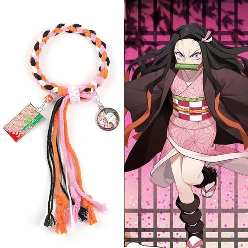 Bracelet cordon Nezuko