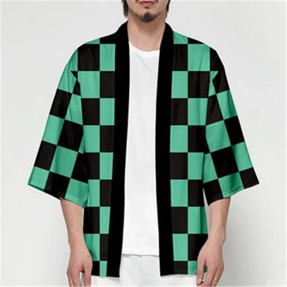 Devil Killer 3D Printed Japanese Anime Kimono Role Playing Men and Women Summer Casual Cool Street Dress