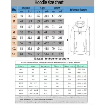 Demon Slayer Muichiro Tokito Large Size Fleece Hoodie American New Autumn Winter Men's and Women's Parent-Child Versatile Jacket
