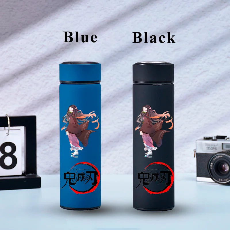 500ML Demon Slayer Anime Stainless Steel Water Cup Portable Large Capacity Outdoor Water Bottle Hot Ice Water Insulated Cup