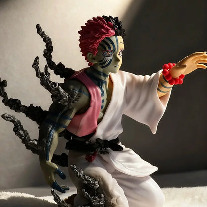 Collectible Peripheral:Twelve Kizuki Upper Moon Three Akaza Kneeling Pose Figure | Final Confession Ver. | Desktop