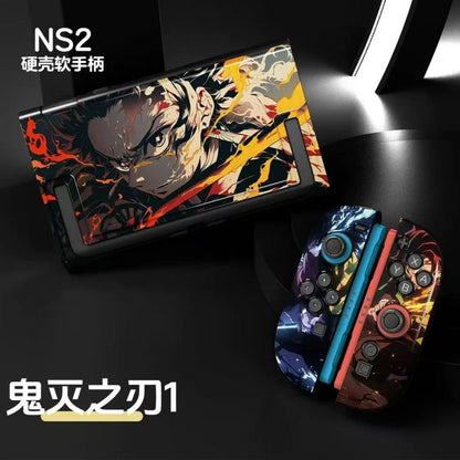 Demon Slayer For Switch2 Protective Case Anime Akaza Kamado Nezuko Kochou Shinobu Anti Fall All ProtectiveInclusive Hard Shell