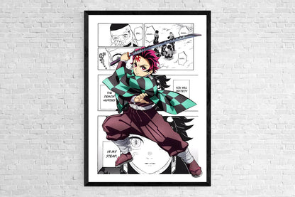 Japan Anime Figure Demon Slayer Picture Art Home Decor Canvas Painting Poster For Living Kids Room Sofa Wall Decoration Posters