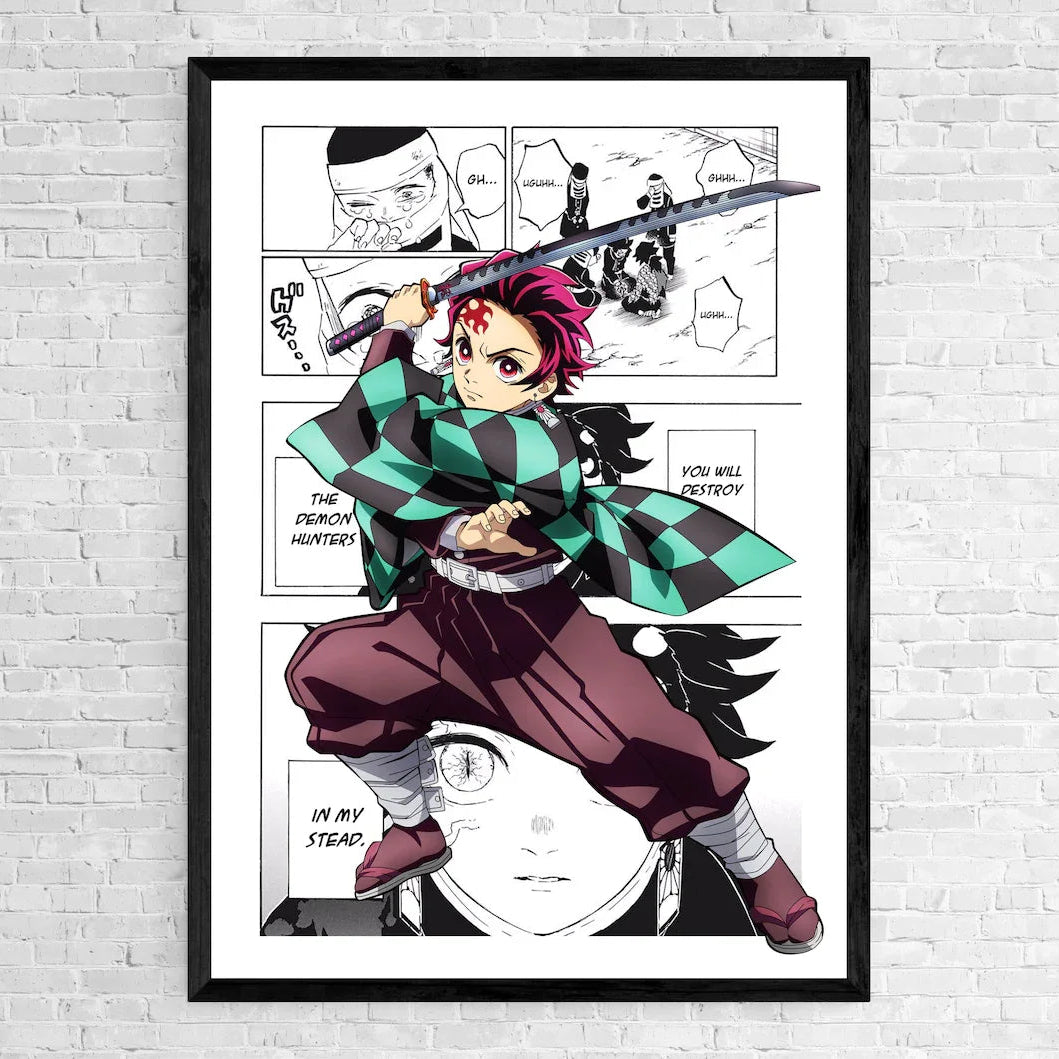 Poster manga Tanjiro