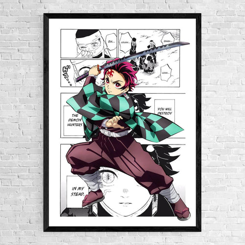 Poster manga Tanjiro