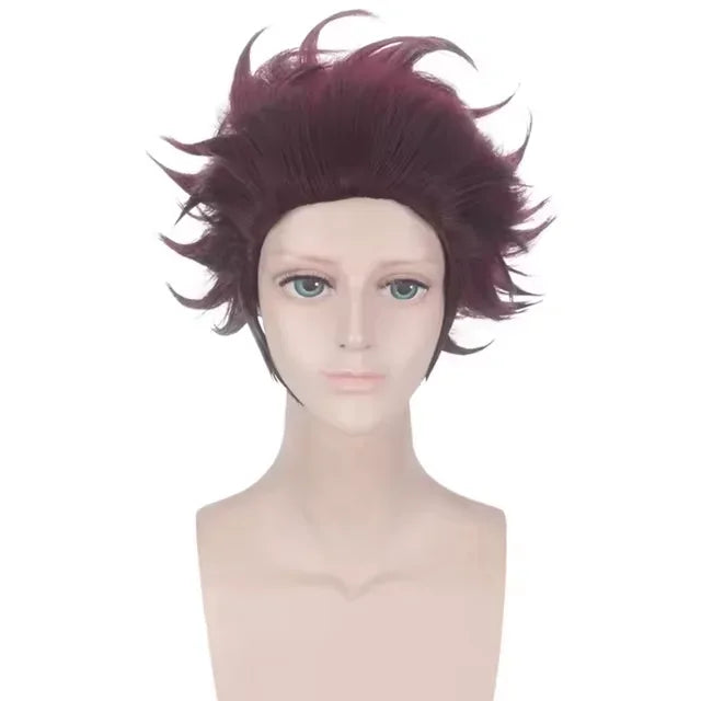 Anime Tanjirou Kamado Cosplay   Cosplay Costume Wig Mask Kimono Cloak halloween Uniform Adult  2026