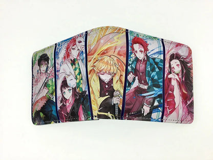 Demon Slayer: Kimetsu No Yaiba Anime Peripheral Short Wallet Zero Wallet Student Men And Women Simple Wallet