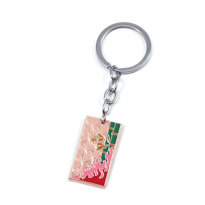 Demon Slayer Anime  Keychain Kamado Tanjiro Nezuko Hashira Ghost Slayer Corps Car Key Chain Cute  Birthday Gift For Anime Fans