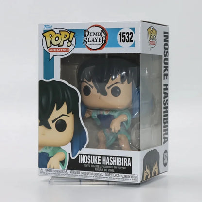 FUNKO POP Original Demon Slayer Blade Mi Douzi TANJIRO KAMADO Muichiro Tokoto Doma Akaza Action Anime Figures Toys Gift Model