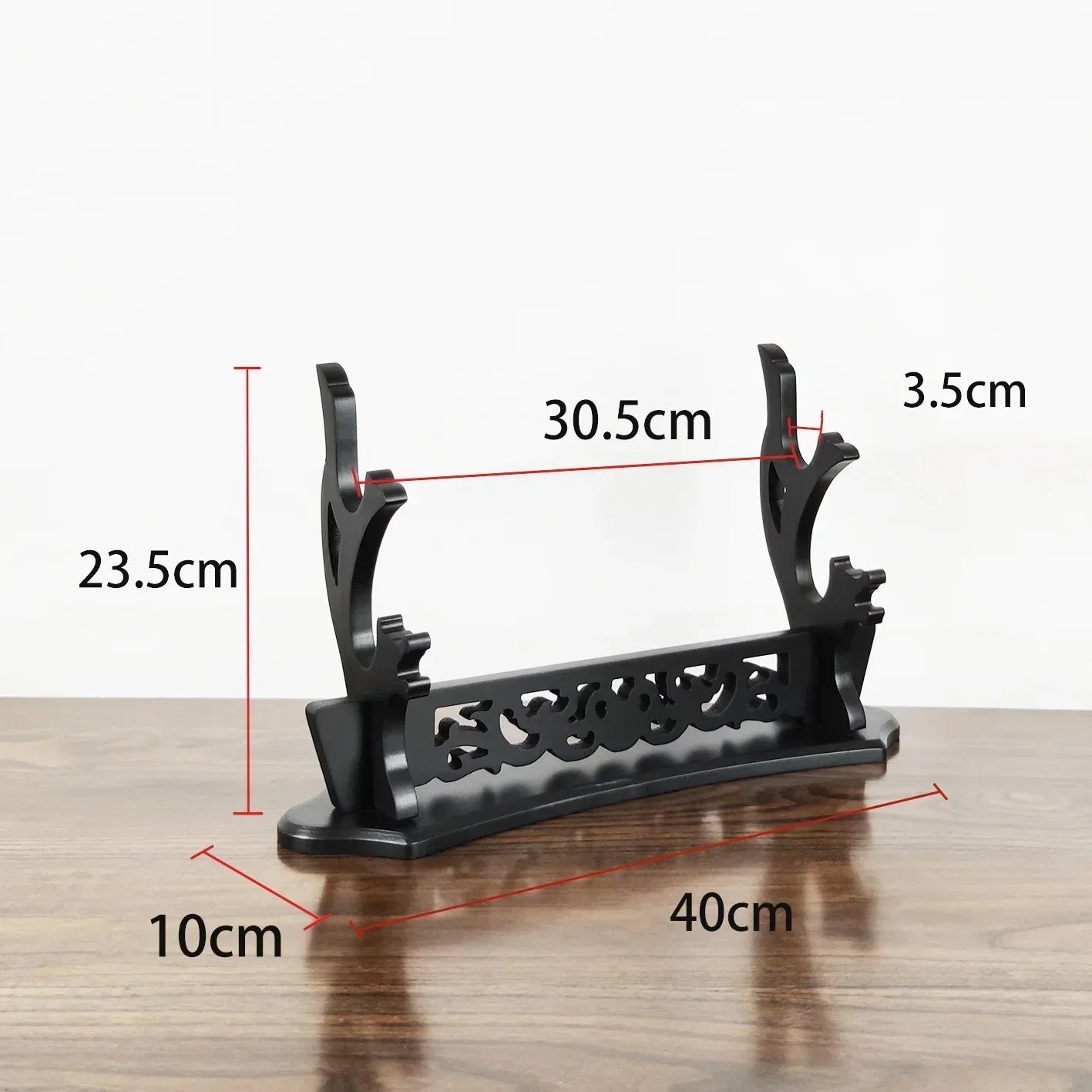Wooden Katana Stand Holder Dragon Sword Storage Shelf Rack Support Display Japanese Katana Demon Slayer Sabre Cradle Organizer
