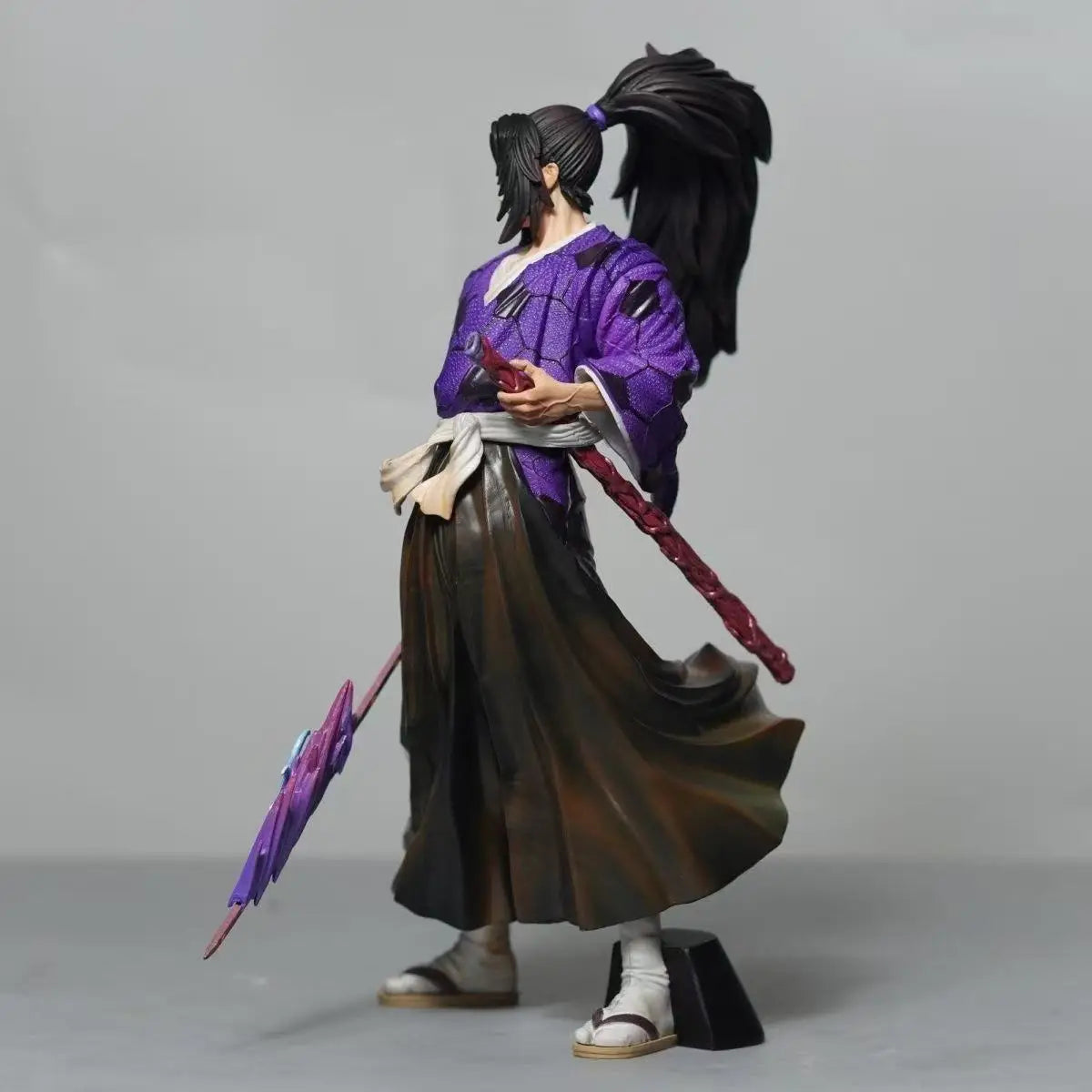 24cm/9.45inch Anime Demon Slayer Kimetsu No Yaiba Figure Kokushibo PVC Action Figures GK Statue Model Doll Toys Gifts
