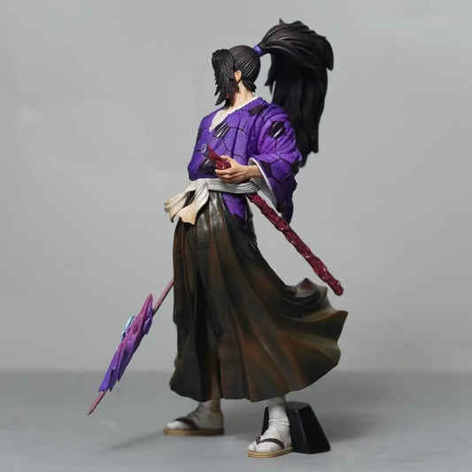 24cm/9.45inch Anime Demon Slayer Kimetsu No Yaiba Figure Kokushibo PVC Action Figures GK Statue Model Doll Toys Gifts