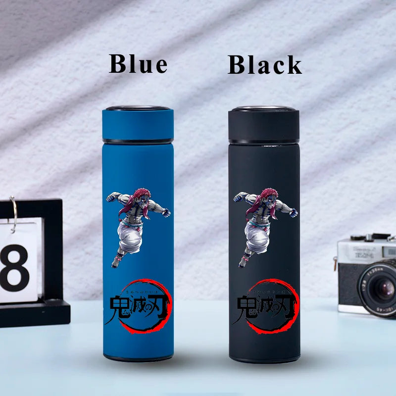 500ML Demon Slayer Anime Stainless Steel Water Cup Portable Large Capacity Outdoor Water Bottle Hot Ice Water Insulated Cup
