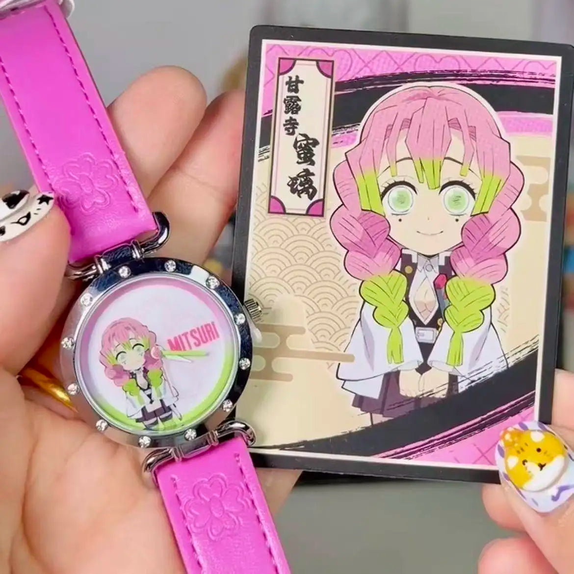 Original Demon Slayer Watch Series Blind Box Anime Secondary Universe Merchandise Co-Branded Wristwatch Birthday Mystery Box Gif