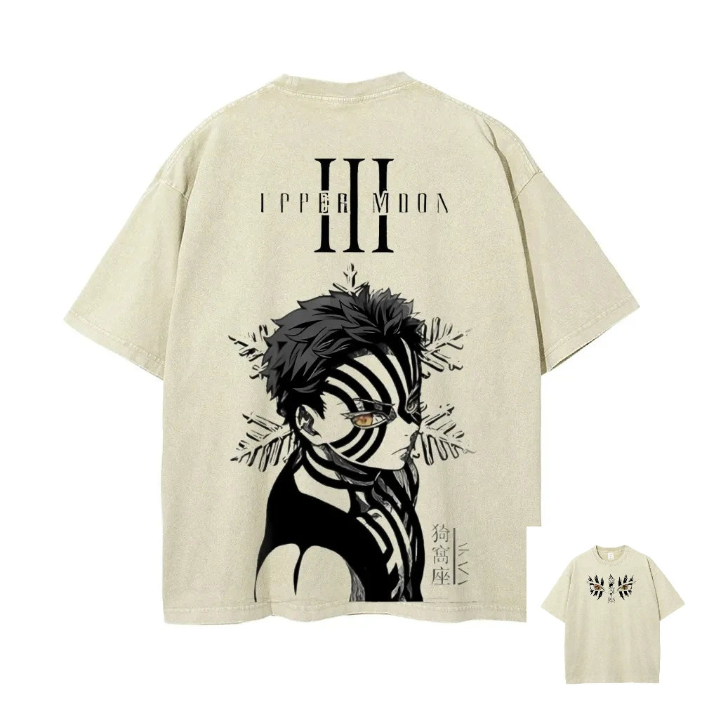 T-shirt Akaza Demon Slayer, visuel 10 sur 13