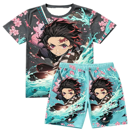 Ensemble Tanjiro cerisiers