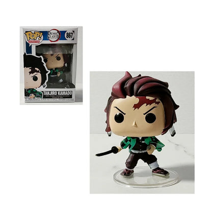 Anime Demon Slayer funkos Tanjiro Kamado Nezuko Inosuke Hashibira Mitsuri Muichiro TOKITO KAMADO pops Action Figure Toys Dolls